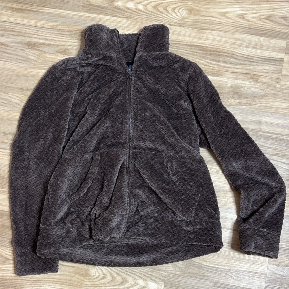Free Country mocha teddy zip up Jacket